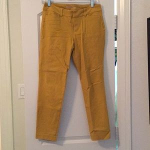 Mustard Business Casual Pixie Pants
